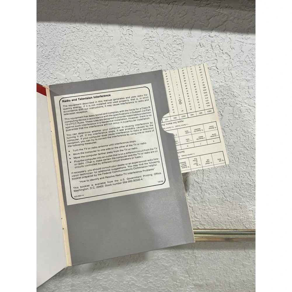 Vintage Apple Dot Matrix Printer Guide with Demo Floppy Diskette
